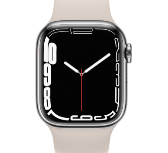 Apple Watch Series 7, 41mm (GPS & Cellular)   (Stainless Steel) - (No Wrist Band/ cable and box /ไม่มีสาย/ สายชาร์จ และกล่องเดิม)