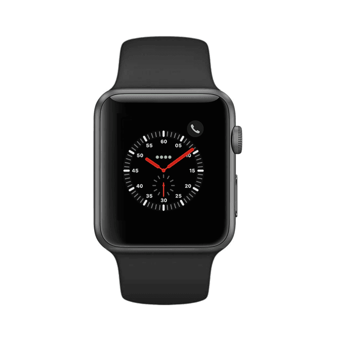 Apple Watch Series 3, 38 mm (GPS & Wi-Fi) - (No Wrist Band) - CompAsia